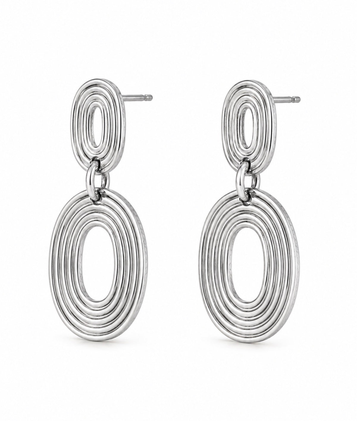Loop Earrings - Silver