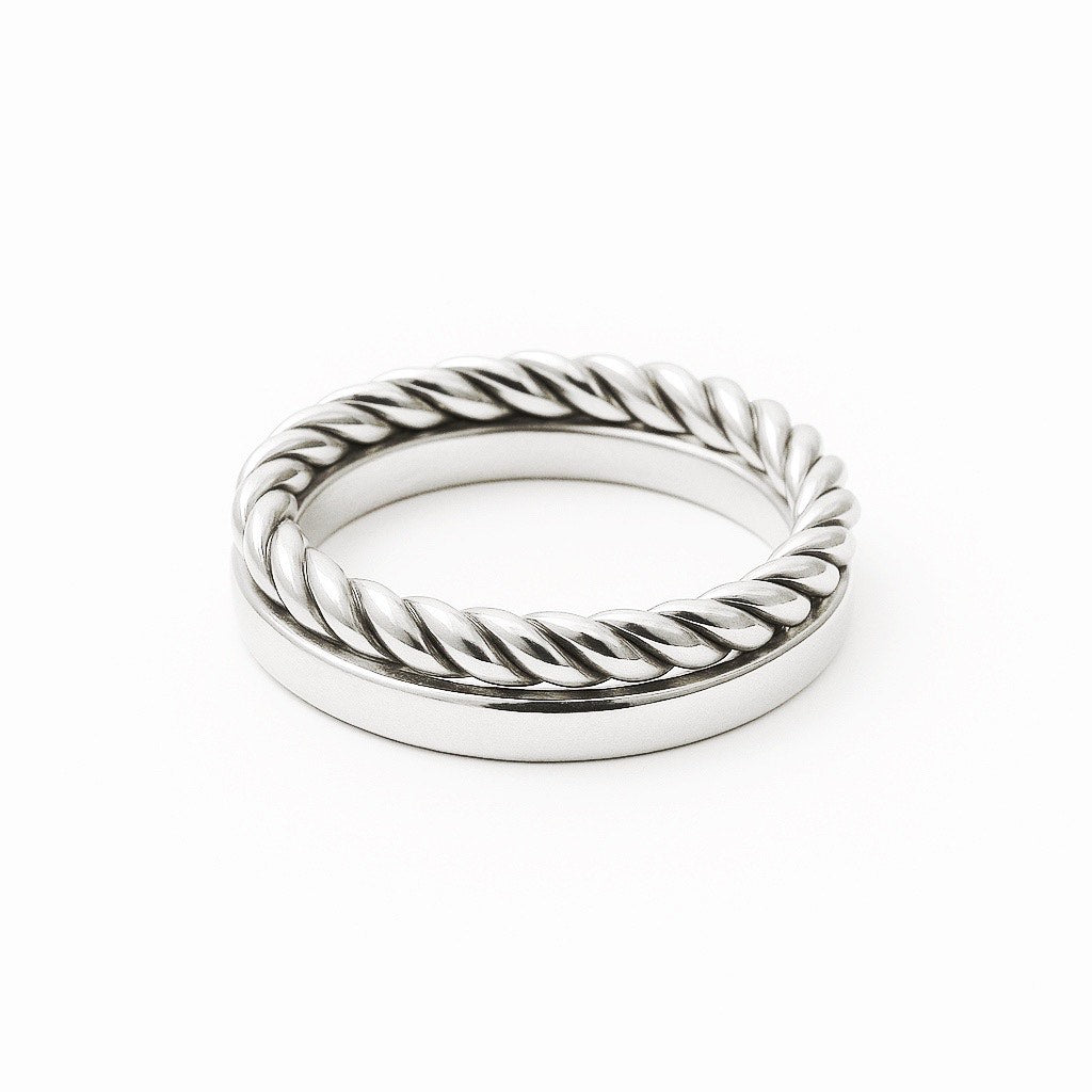 Double Wrap Ring - Silver