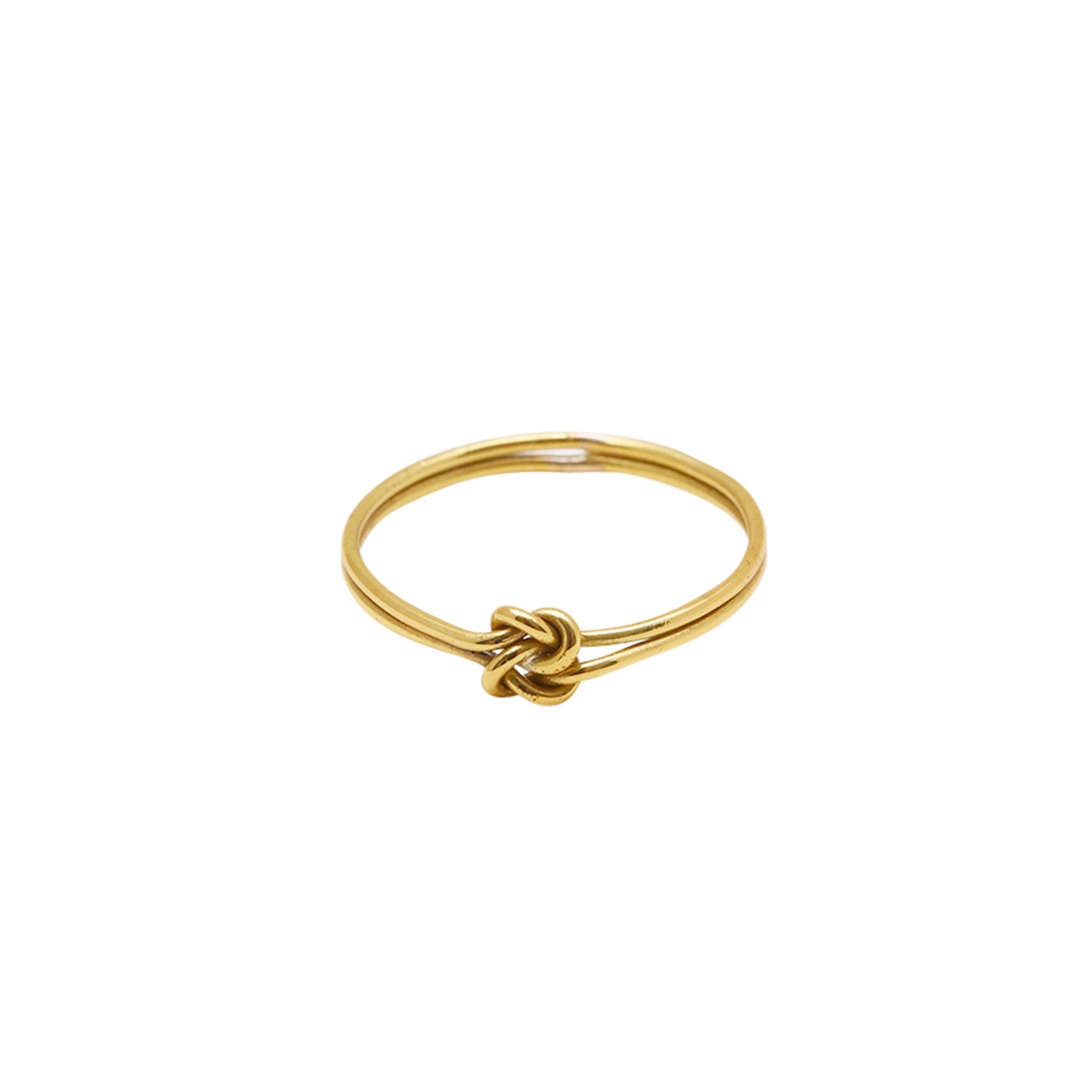 Infinite Knot Ring - Gold