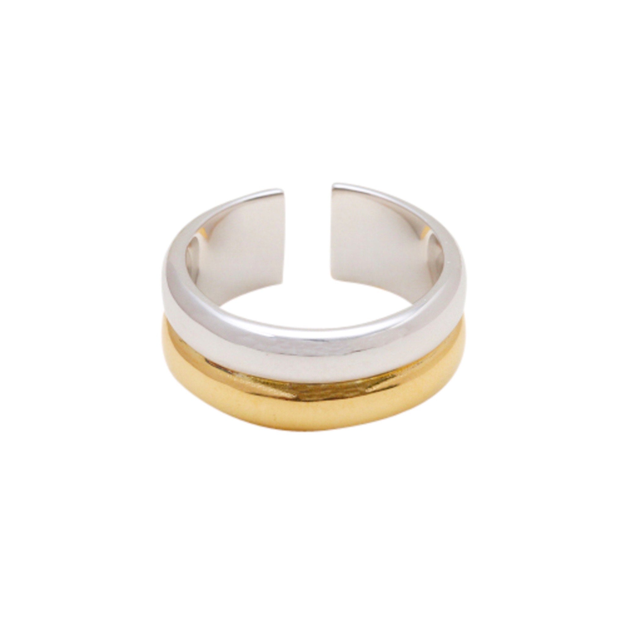 M/M Two Tone Ring - Silver & Gold